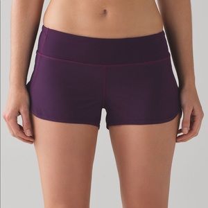 Lululemon Athletica Speed Short, Deepest Magenta